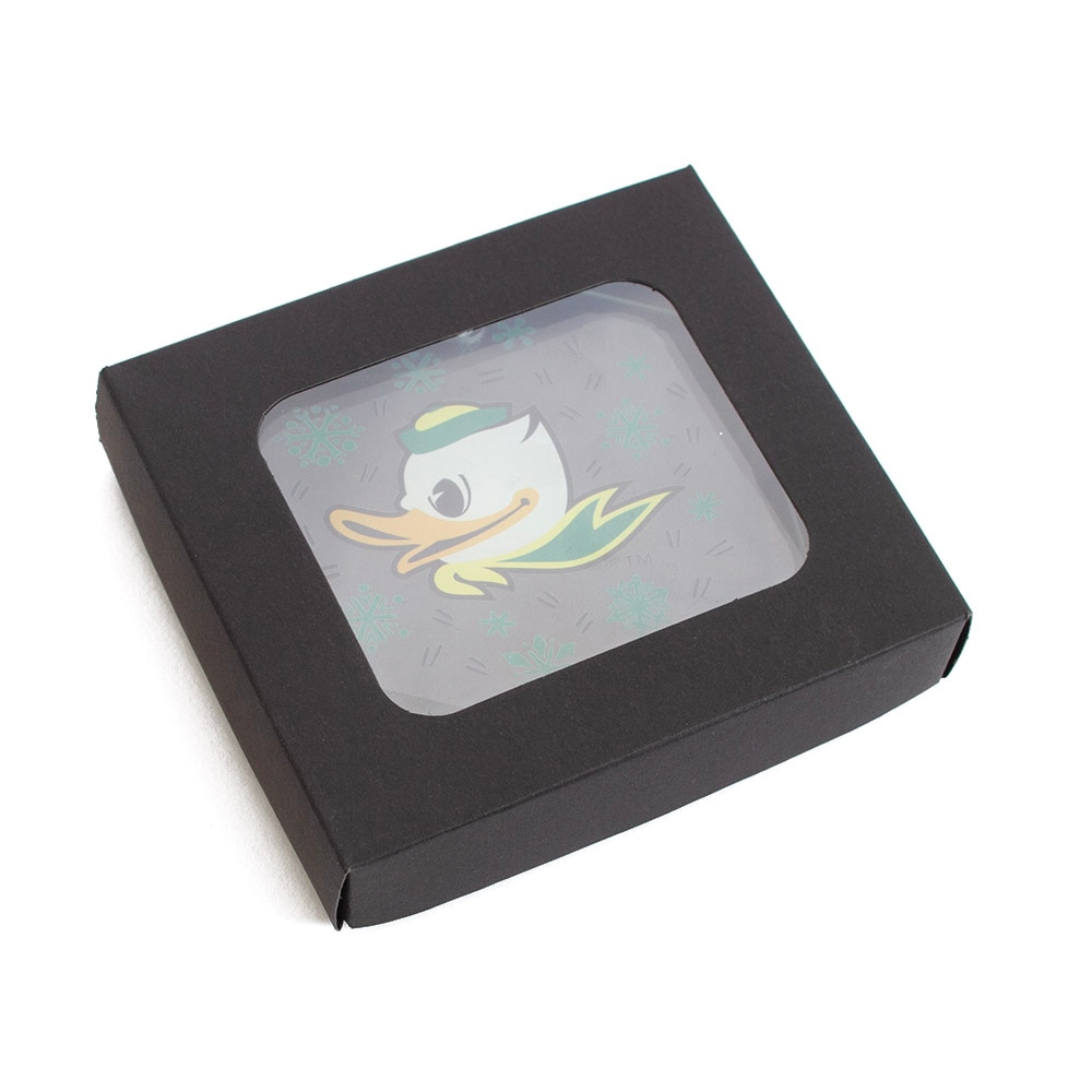 Fighting Duck, Neil, Black, Collectibles, Gifts, Hexagon, Snowflake, Christmas, Ornament, 833809
